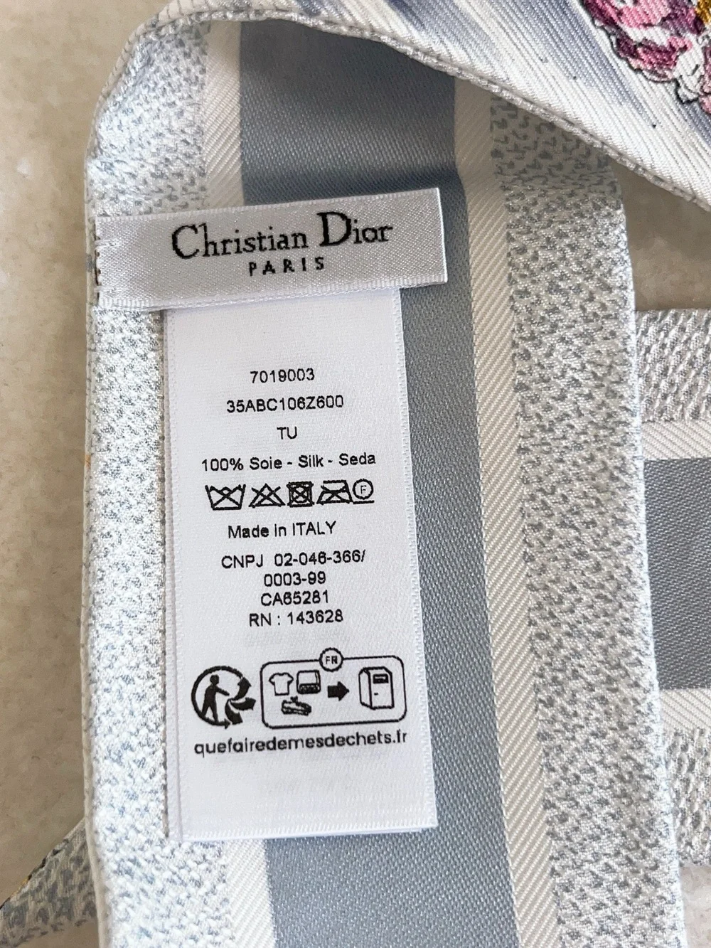 Dior Jardin D’hiver Mitzah Silk Scarf